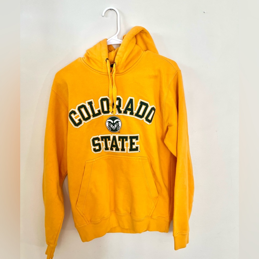 Colorado state hoodie, size small, gold/yellow , brand: gear for sports